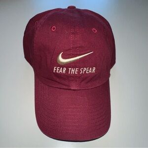 Nike Florida “Fear The Spear” Hat Seminole Maroon One Size Adjustable Back